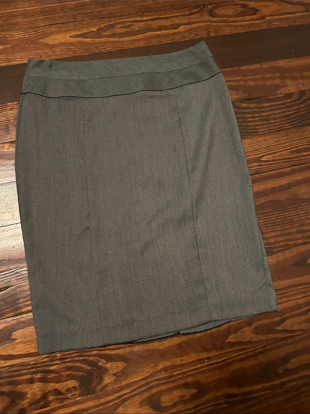 BCX Charcoal Gray Pencil Skirt - Tailored Office Classic
